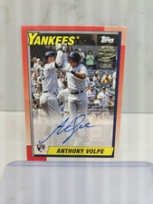 2023 Topps Archives 1990 Fan Favorite Autographs Anthony Volpe #90FF-AV (AU, RC)