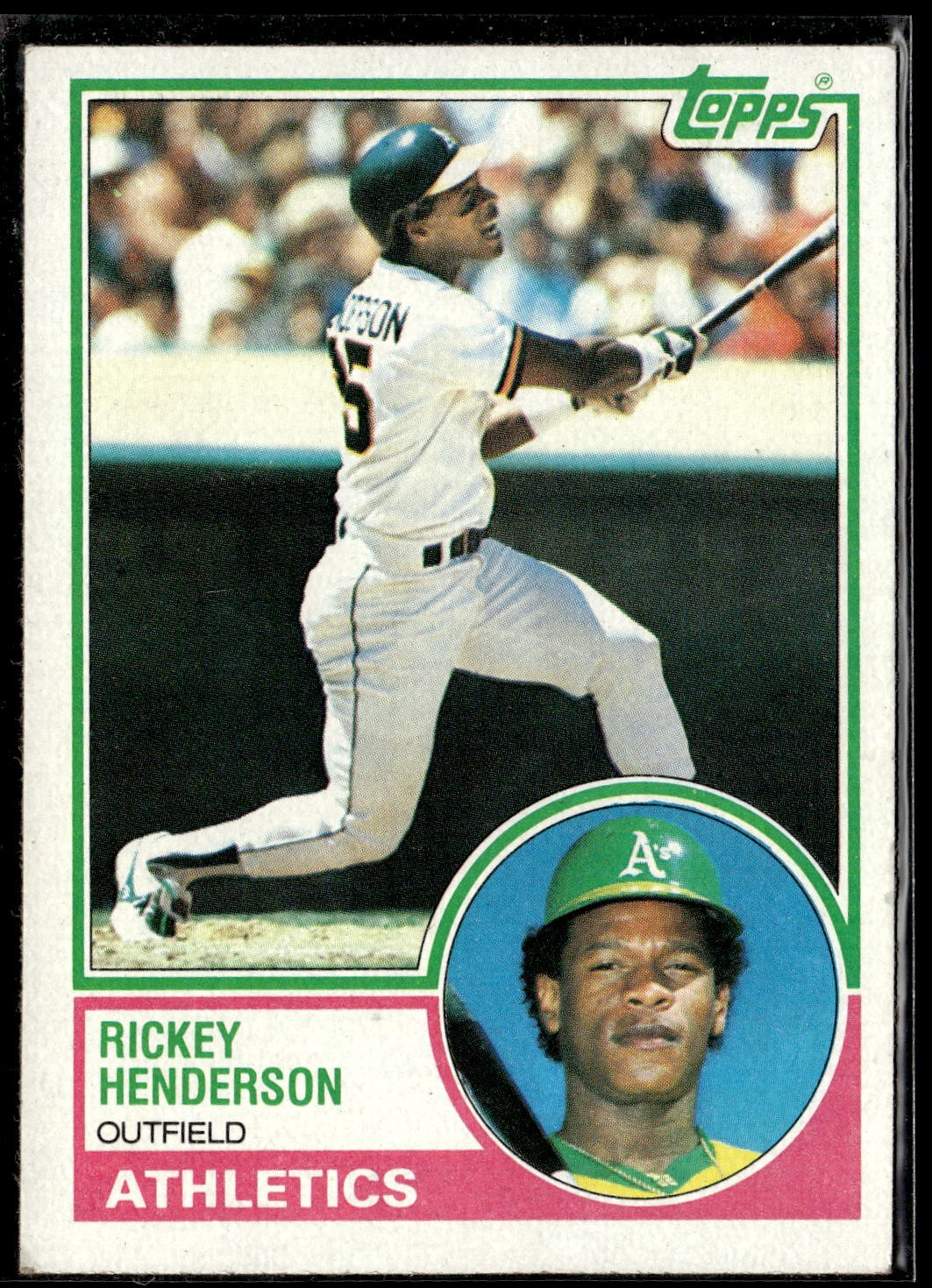 Rickey Henderson 1983 Topps #180 Oakland Athletics