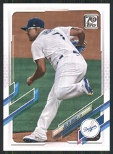 2021 Topps #5 Julio Urias Los Angeles Dodgers 51368