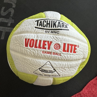 Tachikara Volley Lite Sensi-Tec SV-MNC Size 5 Indoor Game Volleyball White/Green