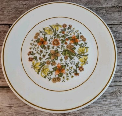 Corning Ware Corelle INDIAN SUMMER 70's Floral - 8-1/2'' SALAD PLATE Replacement 