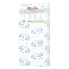 Crib Mattress 2-in-1 Dual Sided Waterproof 52 x 28 Blue Cloud 5E5WL-BLC Dream