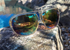 Vintage Aviator Large Mirror Lense Sunglasses / Excellent Condition