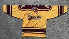 Minnesota Gophers Hockey Jersey - Gold and Maroon  - Adult Large by Nike