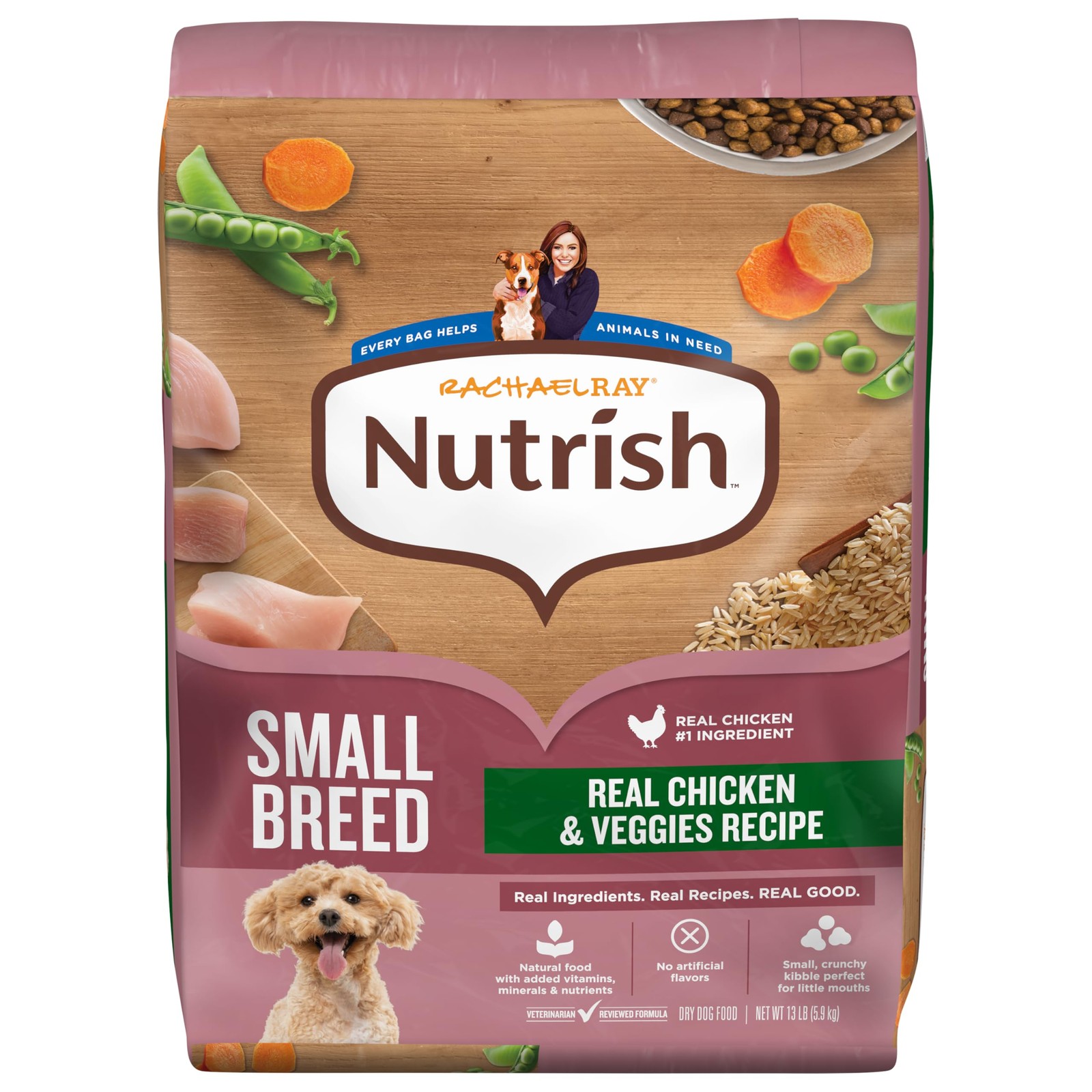 Small Breed Real Chicken & Veggies Recipe, 13 Lb. Bag
