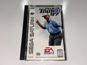 3 Sega Saturn Golf Games (Pebble Beach Golf, PGA Tour 97, World Cup Golf) Lot #8