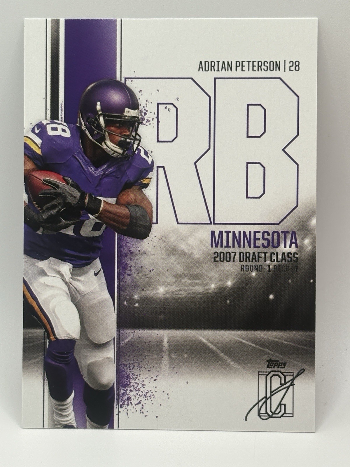 Adrian Peterson #31 Football Cards 2024 Topps Signature Class trading card — raw and PSA graded price guide