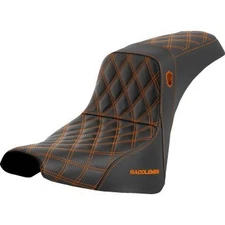 Saddlemen SC81830ORA Pro Series SDC Performance Seat Orange Lattice Stitch