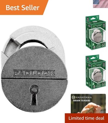 High-Quality Hanayama Metal Brain Teaser - Level 5 for Engaging Entertainment