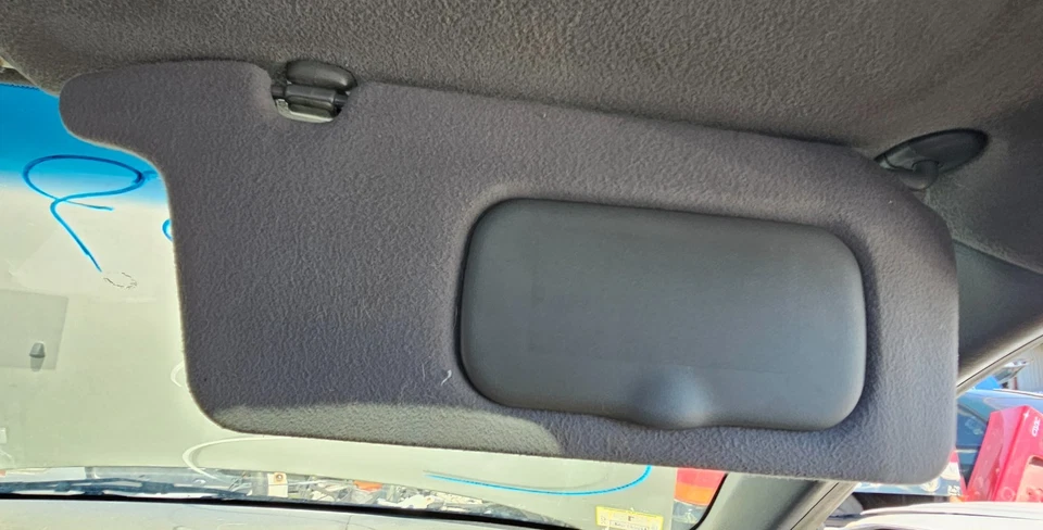 2001-2004 Honda Civic Sun Visor Dark Gray Passenger Side OEM Vanity Mirror - Imagem 2 de 4