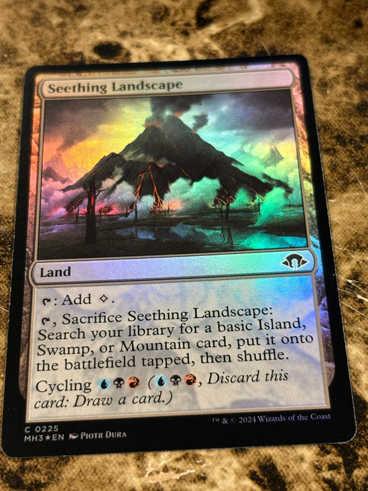 SEETHING LANDSCAPE Magic MTG Modern Horizons 3 Foil