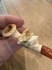 Vintage meerschaum pipe - Elk with og case - amber - pls read — photo 8
