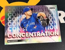 Max Scherzer #C-19 Concentration 2025 Topps Stadium Club Blue Jays