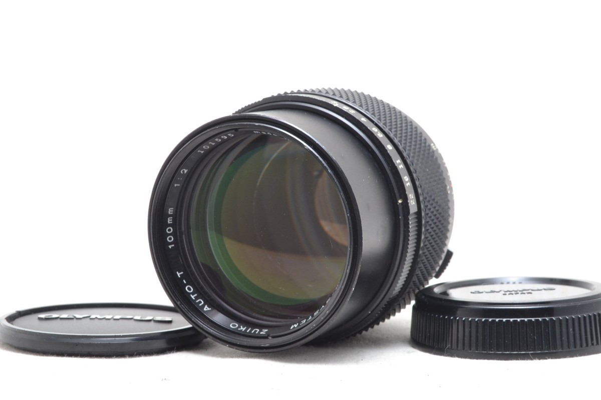 Near Mint] Olympus OM-System Zuiko Auto-T 100mm f/2 MF Lens from