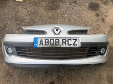 Renault Clio 2007-2010 Front Bumper Complete With Grill & Fog Lights In Sliver