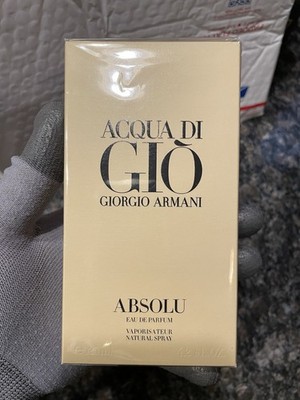Giorgio Armani ~ Acqua Di Gio Absolu 2018 Launch Year Batch ~ 4.2 Fl. Oz. Spray