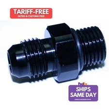 Nitrous Express 11722, One Black Aluminum 6An Orb Bottle Nipple Fitting Performa