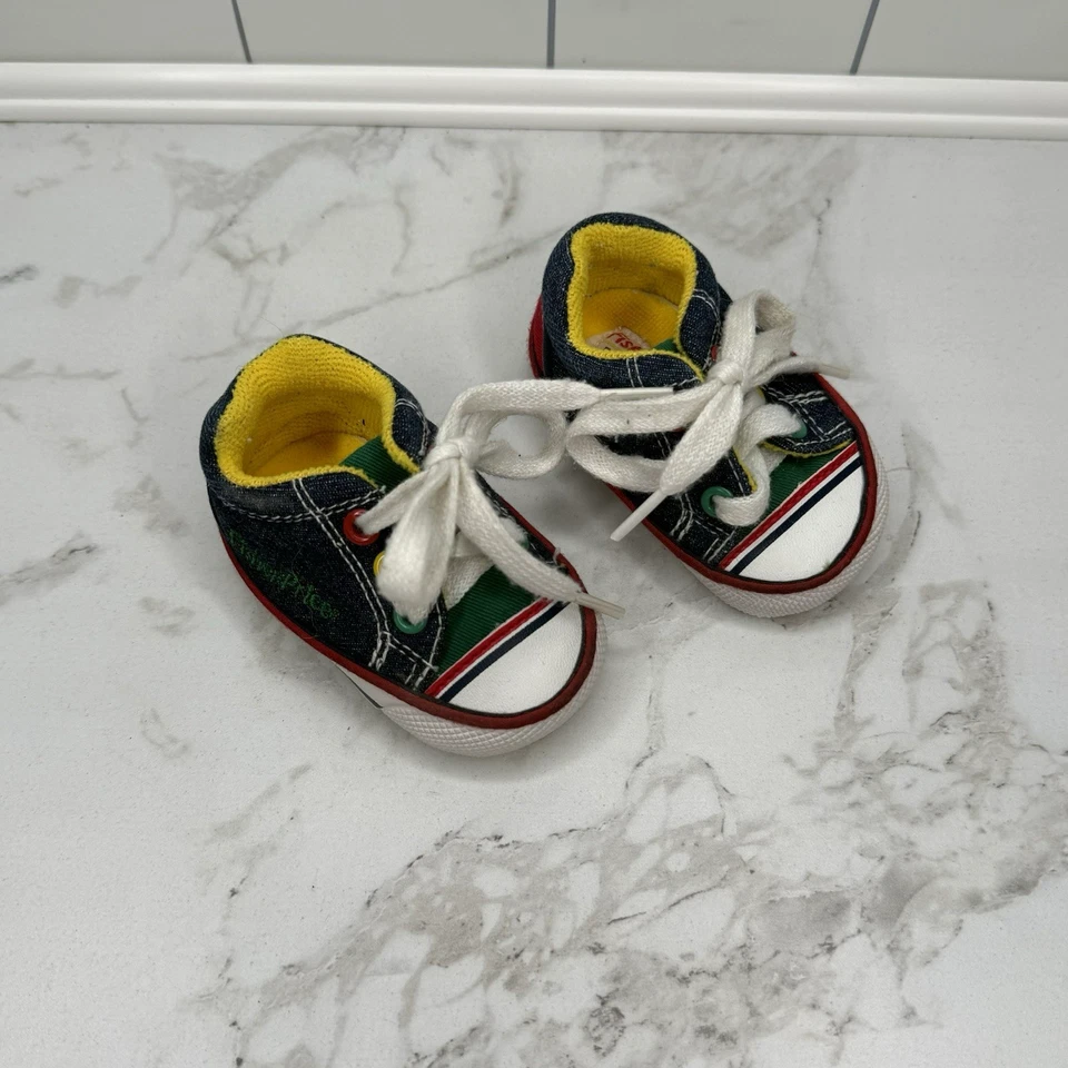 fisher price shoes boys Size 1 footwear vintage 2001 used - Image 2 of 4