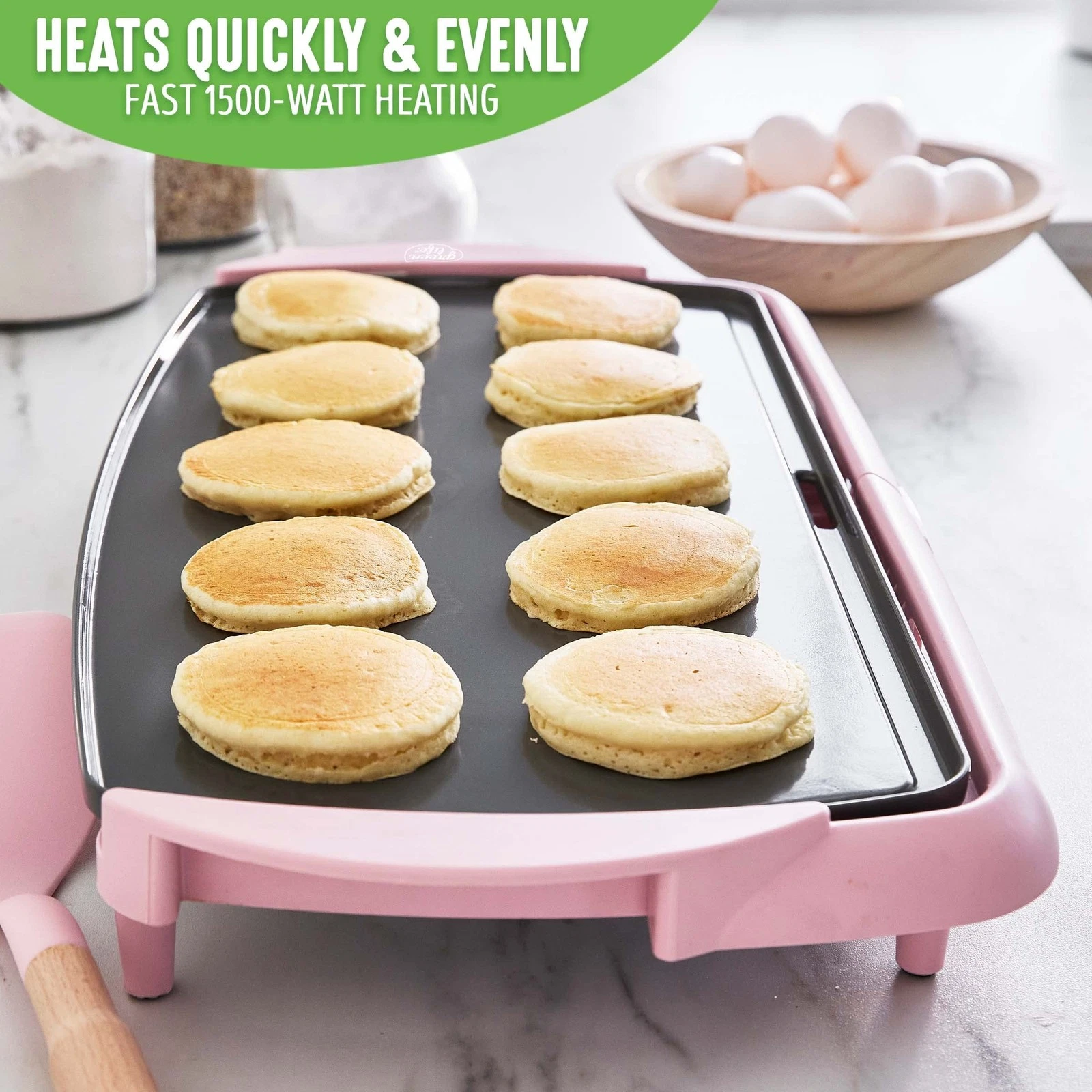 GreenLife Electric Griddle - Thumbnail 4
