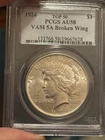1924 Peace Dollar 🇺🇸 Top 50 VAM 5A Broken Wing PCGS AU58 🔥 Everyman Registry