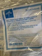 40 PK Soft-Touch Nasal Oxygen Cannula Standard Connector 4-Ft. Tubing Adult Size