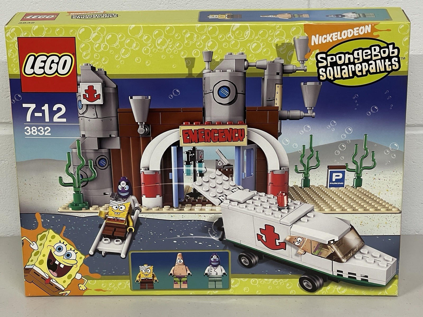 LEGO SpongeBob Square Pants The Emergency Room 3832 Excellent Condition New