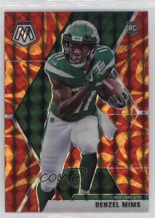 2020 Panini Mosaic Rookies Reactive Orange Mosaic Prizm Denzel Mims #225 0zg6
