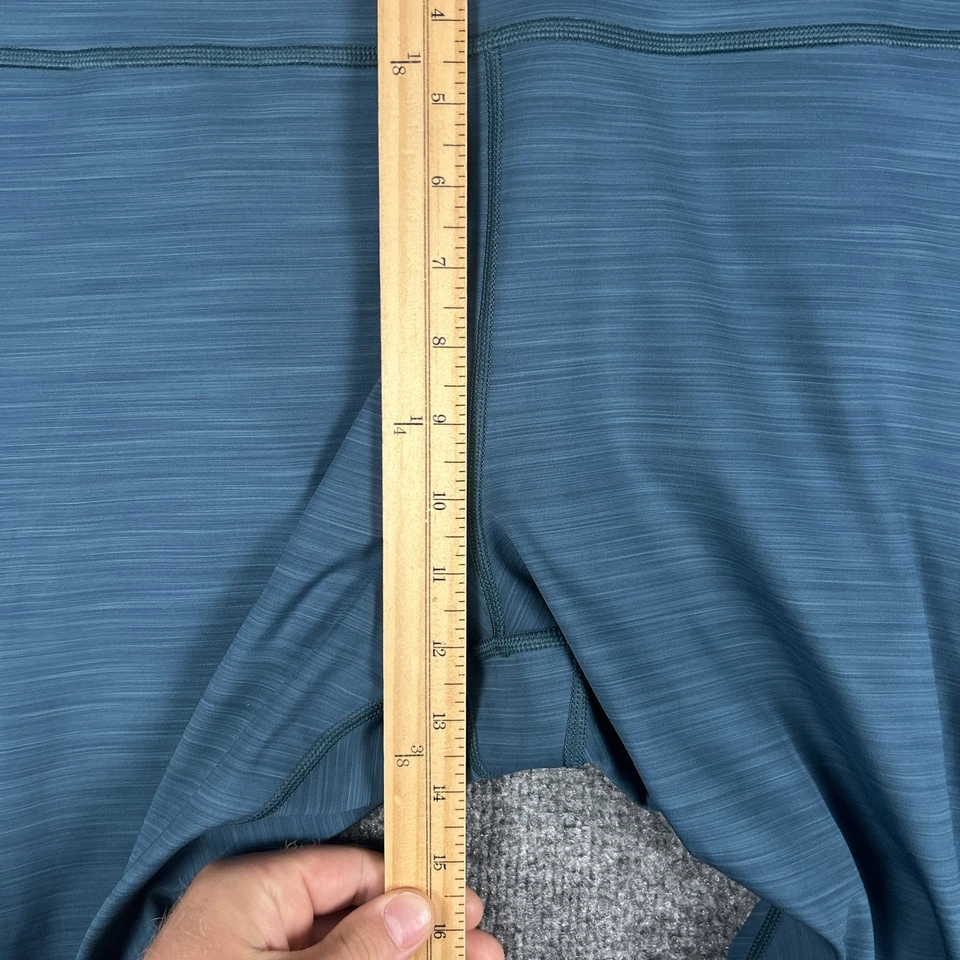 Leggings ajustados Athleta Ultimate Stash Pocket 7/8 para mujer 2X azules tiro alto yoga Foto 3 de 4