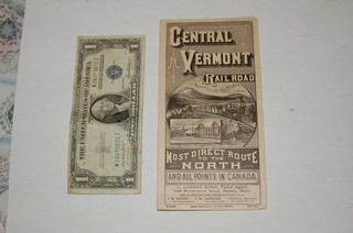 Central Vermont Railroad Fahrplan 1882