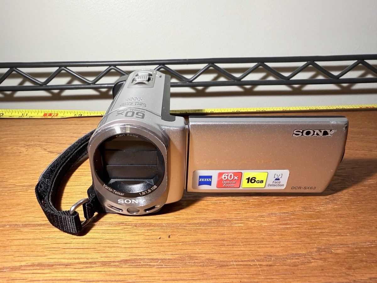 Sony DCR-SX63 16 GB Camcorder - Silver for sale online | eBay