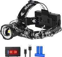 Stirnlampe 120000 Lumen 9000 Mah 12