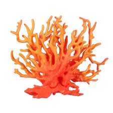 Aquarium Coral Decoration 5.9x2.2x4.7 Inch, (Orange Yellow, 1 Pcs)