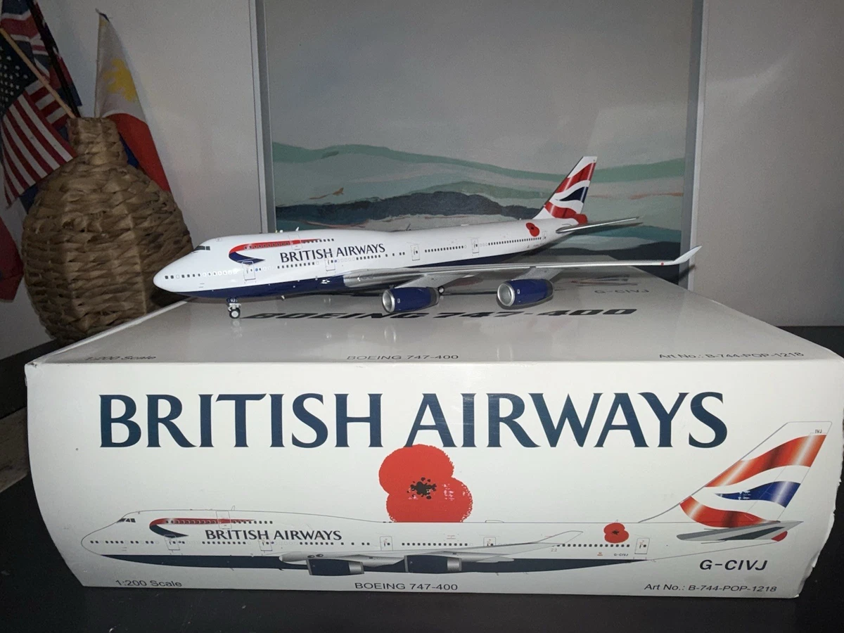 InFlight 200 Boeing 747 1:200 Scale Contemporary Diecast Aircraft