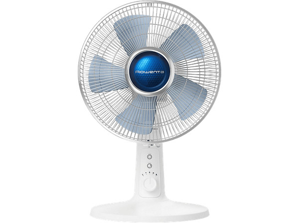 Ventilador de sobremesa - Rowenta VU2730F0, 45 m³/min, 38 dB, 4 Velocidades, Gir