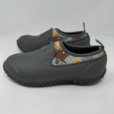 Muck Boots Muckster II Low Rubber Waterproof Bootie Green Floral