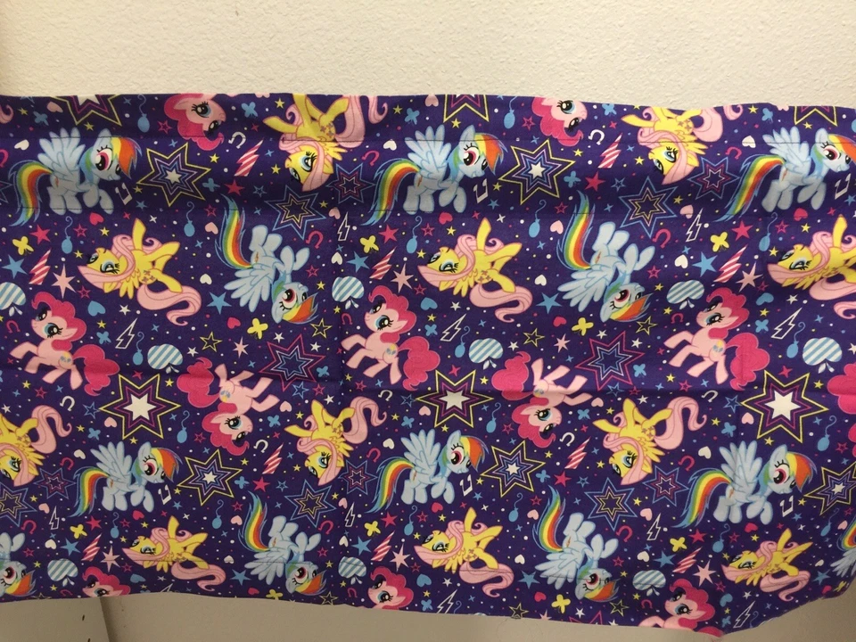 My Little Pony Kids девочек розовый синий фиолетовый радуга окно занавески балдахин 43 x 14 - Изображение 3 из 3