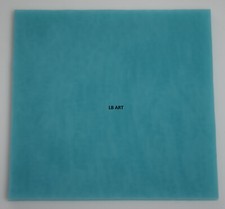 0116.30 - OPALESCENT TURQUOISE BLUE 4" x 4" BULLSEYE 3mm THICK GLASS 90 COE