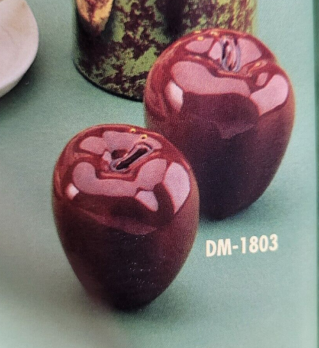 Duncan DM-1803 Ceramic Slip Mold 2 Apples Salt and Pepper Shakers - Afbeelding 1 van 8