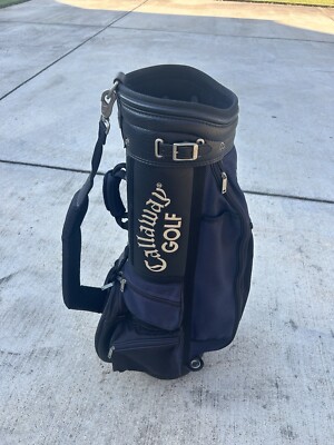 Callaway Big Bertha Hawkeye Cart Golf Bag Blue/Black 6 Way 8 Zip
