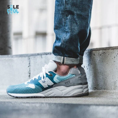 New Balance 999 Re-Engineered Mosaic Blue Shoes MRL999AK - Photo 1/4
