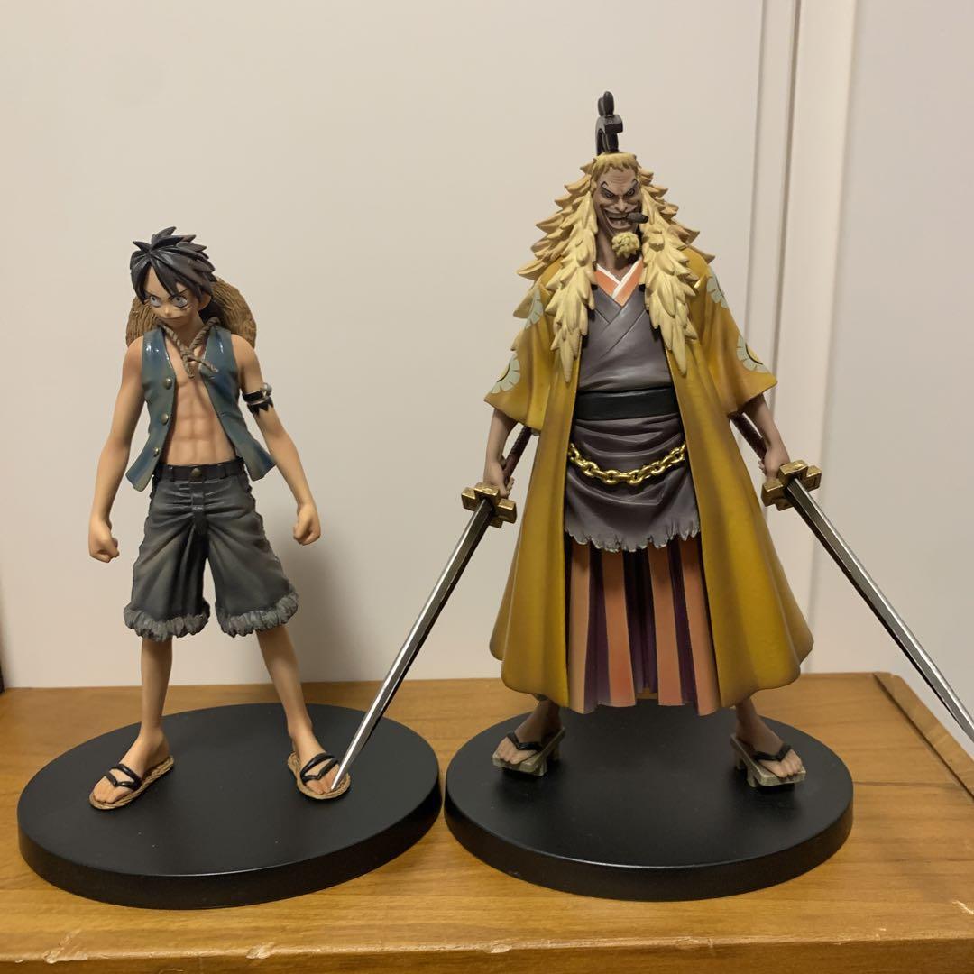 ONE PIECE Figure lot set 6 Luffy Doflamingo Shiki Trafalgar Law