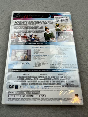 NEW! SEALED! Elf (DVD, 2003) Will Farrell - Picture 2 of 2