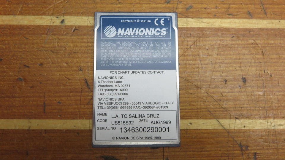 Navionics MICROCHART US515S32 Electronic Marine Chart Map LA to Salina ...