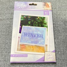 Crafter's Companion Glittering Snowflakes Cut and Emboss Folder Hello Winter New