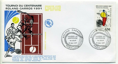 France 1991 Centenary of Roland Garros Tennis Tournament