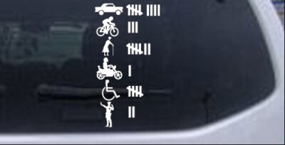 #ad Accidents Hits Keeping Count Car or Truck Window Laptop Decal Sticker $22.95