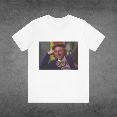 Willy Wonka Meme Shirt Funny Sarcastic Graphic Tee Pop Culture T-Shirt  Gift