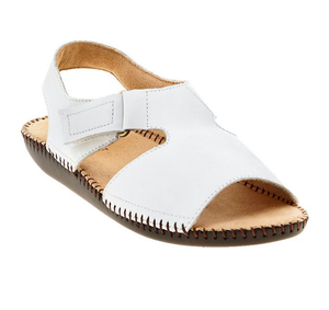 naturalizer scout sandals white