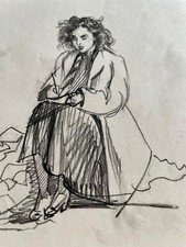 Scuola Romana - coppia di disegni - autore da identificare - matita su carta