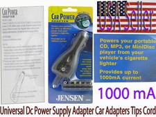 Universal 12 V Dc Power Supply Car Adapters Converters with Tips 1000 aM new